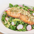 Salmón y ensalada