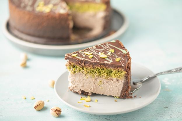 Tarta de queso estilo Dubai