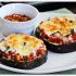 40. Pizza sobre berenjena