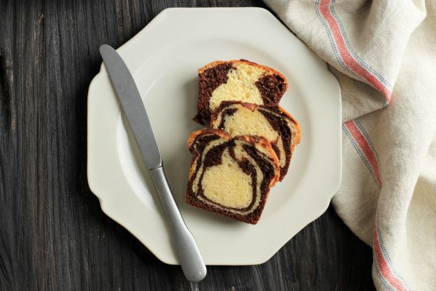 Bizcocho marmolado
