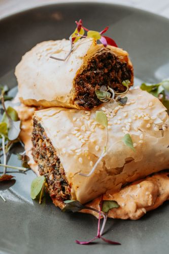 Canelones de rabo de toro