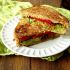 Vegan avocado melt with coconut bacon