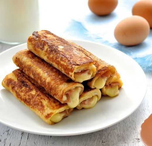 ROLLITOS DE JAMÓN Y QUESO