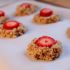 Galletas de avena y fresas