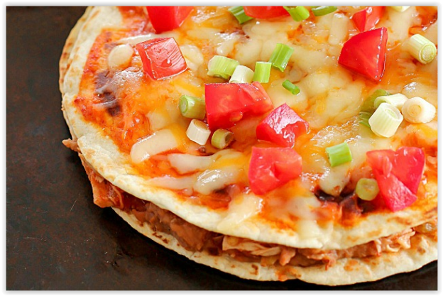 97. Pizza con toque mexicano