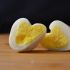 Hacer un huevo duro en forma de corazón