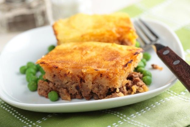 Puré de batata y carne picada