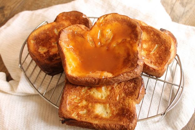 Brioche con dulce de leche
