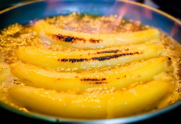 Bananas flambeadas