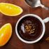Mousse de chocolate con naranja