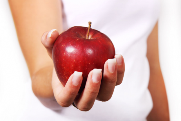 ¡La manzana es perfecta cuando se hace dieta!