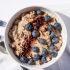 Avena con arándanos y linaza
