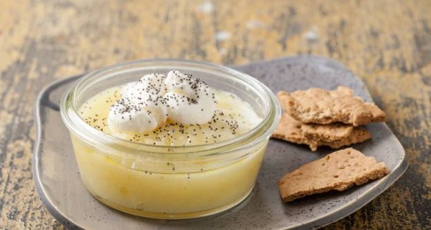 crema de patatas con requesón