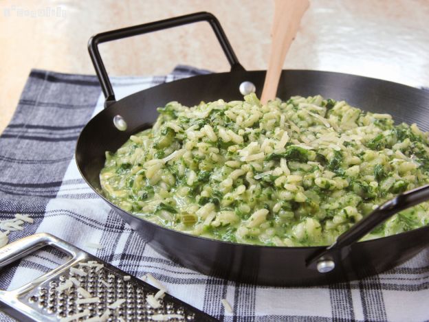 Risotto de espinacas