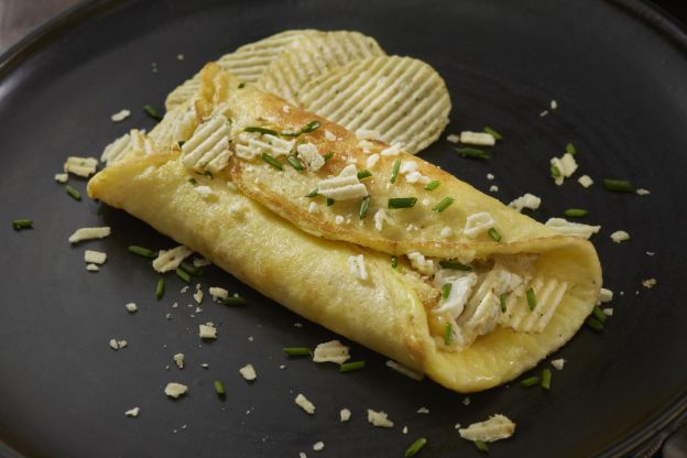 Tortilla francesa con chips