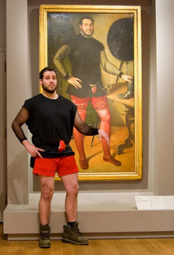 el fue 'la musa' del cuadro