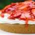 Bizcocho de fresas con crema