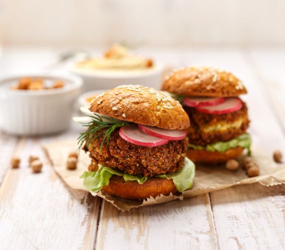 Hamburguesas de falafel