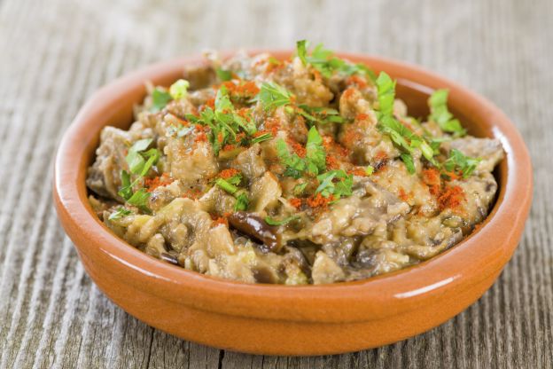 Dip de berenjena asada o melitzanosalata