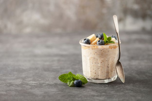 Gachas de avena con chía