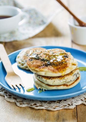 Tortitas de limón y semillas de amapola
