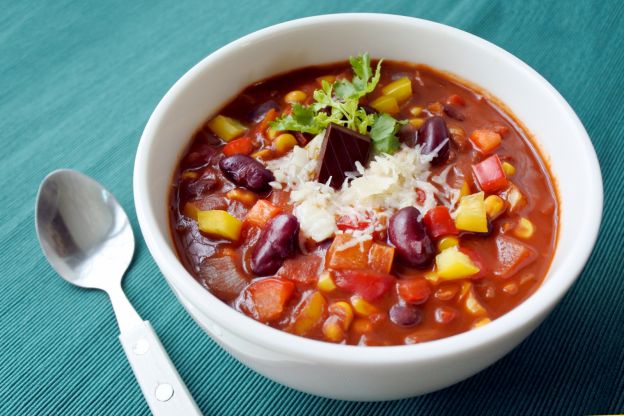 Chili con carne y un toque de chocolate