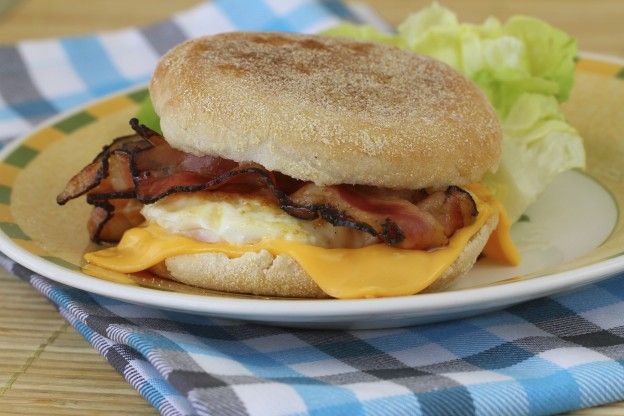 Sándwich de desayuno inglés