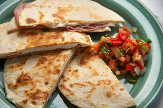 Quesadillas con jamón