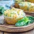 Muffins de espinaca con queso feta