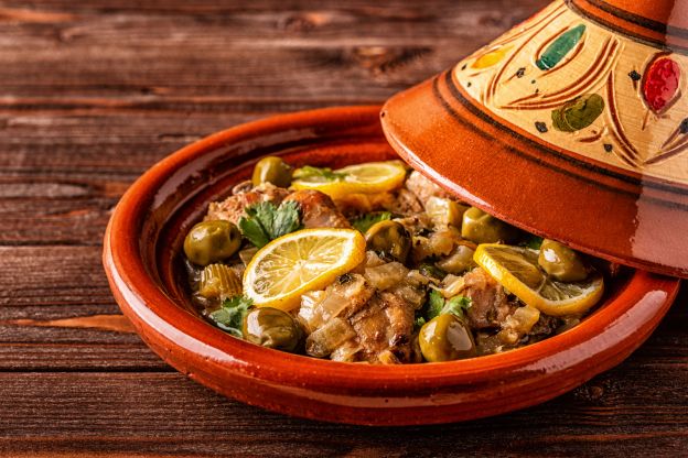 Tagine de pollo al limón