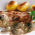 filete con champiñones