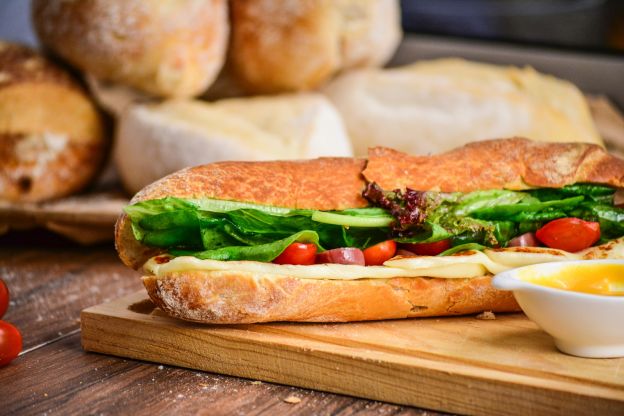 Bocadillo de vegetales