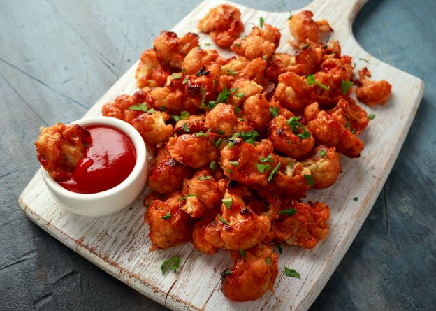 Alitas de coliflor picantes