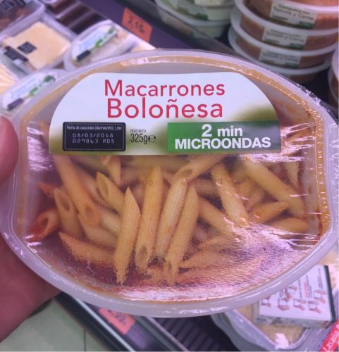 Macarrones a la boloñesa