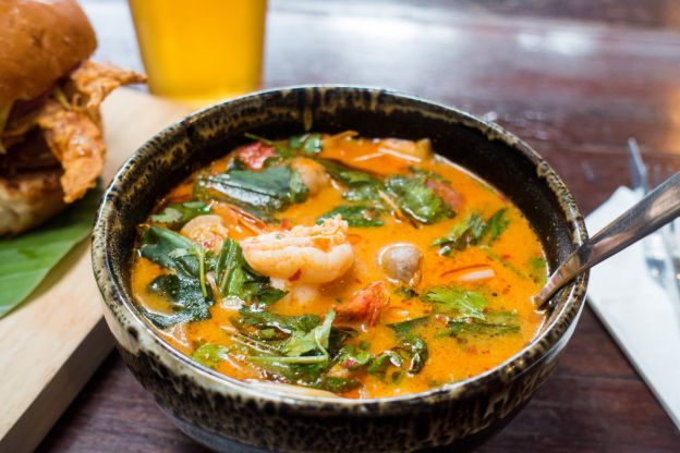 Tom Yam, sopa tailandesa de gambas
