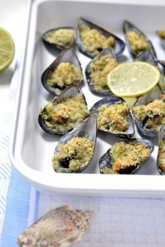 Mejillones rellenos