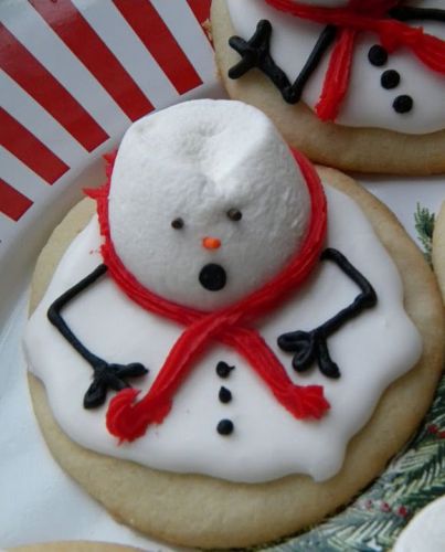 Galletas de muñeco de nieve