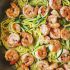 Zoodles con mariscos