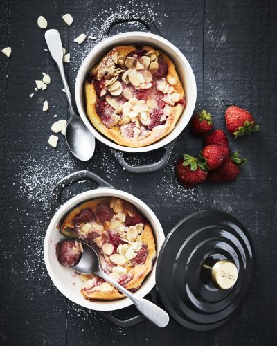 Clafoutis de fresas