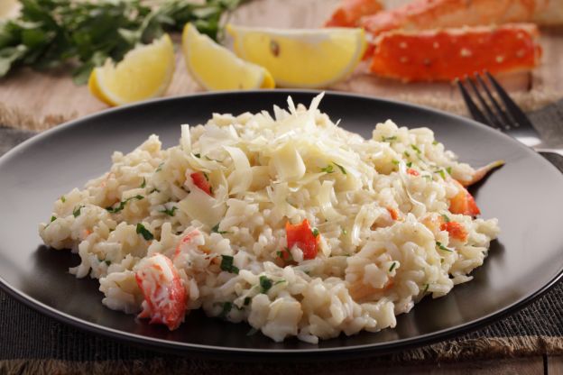 Risotto de cangrejo