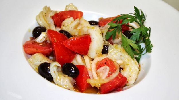 ensalada de bacalao