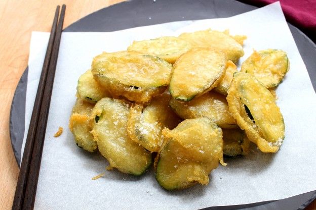 1. Deliciosas tempuras de calabacín