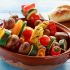 Brochetas vegetales