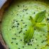 Sopa de pepino con menta
