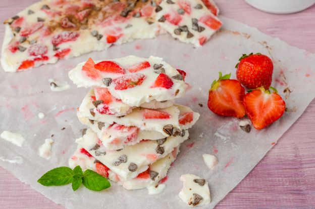 Barras de yogur con fruta