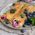 Crepes rellenos de yogur