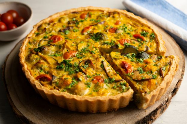 Quiche de champiñones