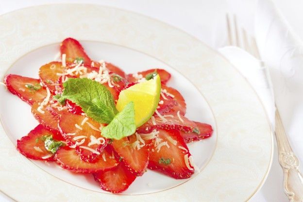 Carpaccio de fresas