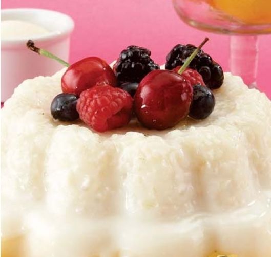 gelatina de arroz con leche