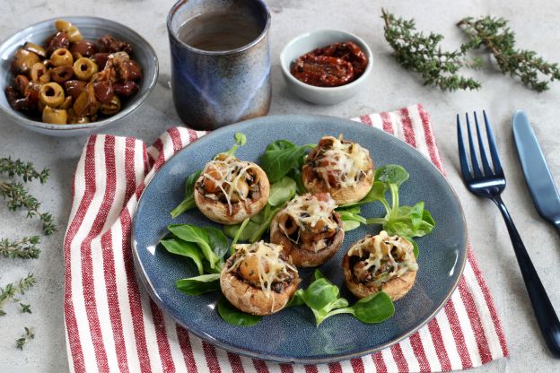 Champiñones rellenos